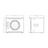 GloboStar® FDB ES110SA 98006 Παθητικό Ηχείο Εγκαταστάσεων Subwoofer - Facilities Subwoofer Δαπέδου 300W (600W Peak) IP20 Μαύρο Μ44.5 x Π36.5 x Υ37.5cm - ledmania.gr