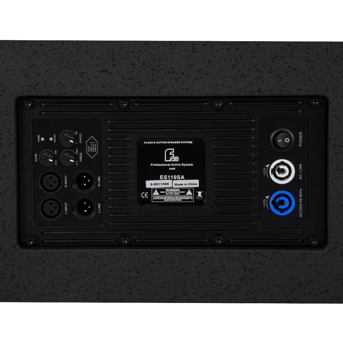 GloboStar® FDB ES110SA 98006 Παθητικό Ηχείο Εγκαταστάσεων Subwoofer - Facilities Subwoofer Δαπέδου 300W (600W Peak) IP20 Μαύρο Μ44.5 x Π36.5 x Υ37.5cm - ledmania.gr