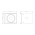 GloboStar® FDB ES112S 98007 Παθητικό Ηχείο Εγκαταστάσεων Subwoofer - Facilities Subwoofer Δαπέδου 700W (1400W Peak) IP20 Λευκό Μ44.5 x Π44.5 x Υ37.5cm - ledmania.gr