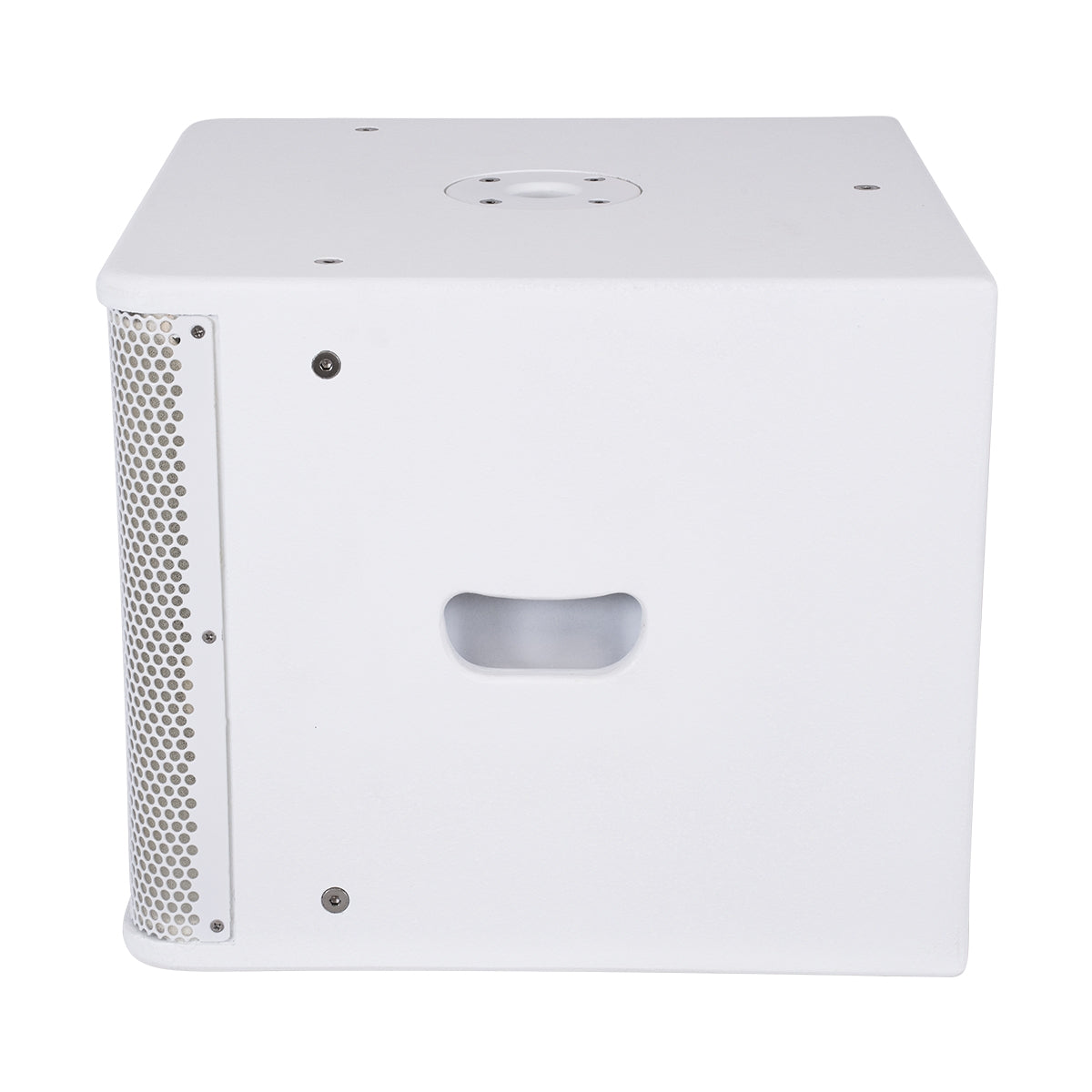GloboStar® FDB ES112S 98007 Παθητικό Ηχείο Εγκαταστάσεων Subwoofer - Facilities Subwoofer Δαπέδου 700W (1400W Peak) IP20 Λευκό Μ44.5 x Π44.5 x Υ37.5cm - ledmania.gr
