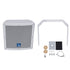 GloboStar® FDB LT208PT 98008 Παθητικό Ηχείο Εγκαταστάσεων - Facilities Speaker Επιτοίχιο 300W (600W Peak) Αδιάβροχο IP56 Λευκό Μ30 x Π28 x Υ32cm - ledmania.gr