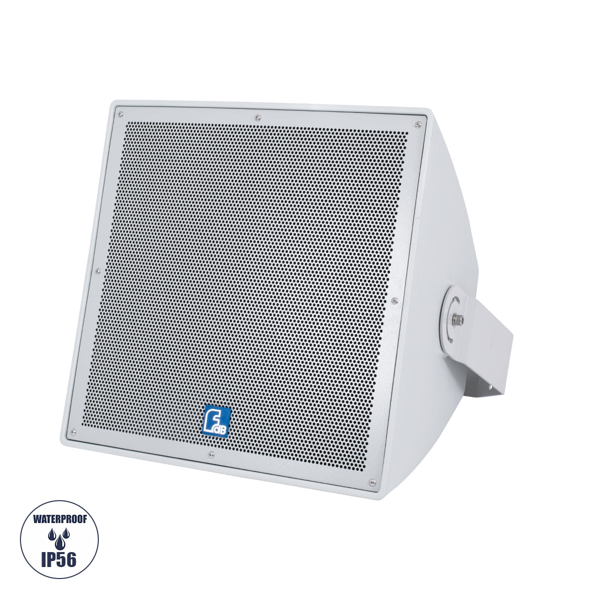 GloboStar® FDB LT215T 98010 Παθητικό Ηχείο Εγκαταστάσεων - Facilities Speaker Επιτοίχιο 800W (1600W Peak) Αδιάβροχο IP56 Λευκό Μ49.9 x Π52 x Υ50cm - ledmania.gr