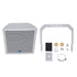 GloboStar® FDB LT215T 98010 Παθητικό Ηχείο Εγκαταστάσεων - Facilities Speaker Επιτοίχιο 800W (1600W Peak) Αδιάβροχο IP56 Λευκό Μ49.9 x Π52 x Υ50cm - ledmania.gr