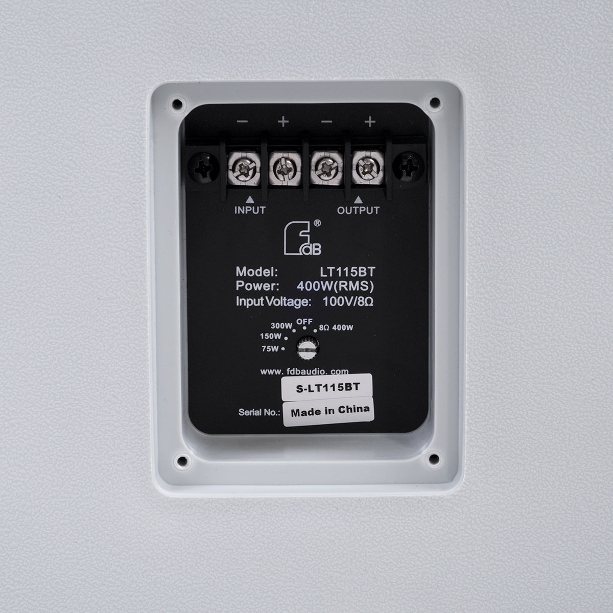 GloboStar® FDB LT115BT 98011 Παθητικό Ηχείο Εγκαταστάσεων - Facilities Speaker Επιτοίχιο 800W (1600W Peak) Αδιάβροχο IP56 Λευκό Μ49 x Π50 x Υ52cm - ledmania.gr