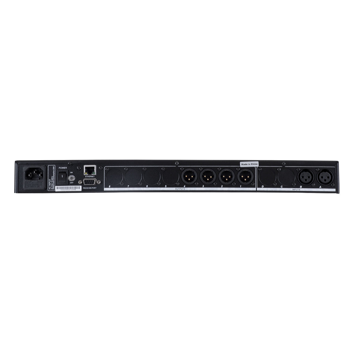 GloboStar® FDB US2403 98020 Audio Processor - Επαγγελματικός Επεξεργαστής Ήχου 2in & 4out - 32-bit DSP SHARC Processor - Frequency Response 20Hz-20Khz DR115DBu - AC 220V/50-60Hz - IP20 - Μαύρο - Μ48.2 x Π20.5 x Υ4.4cm - ledmania.gr