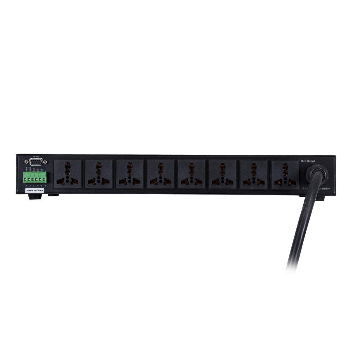 GloboStar® FDB PSC-1082 98022 Power Sequence Controller - Επαγγελματικός Ελεγκτής Ακολουθίας Ισχύος Power Management SMT Technology - USB Charger - RS232 Control Interface/RS485 Cascade - AC 85~265V/40-60Hz 60Α - IP20 - Ασημί - Μ48.3 x Π28 x Υ5.5cm - ledmania.gr