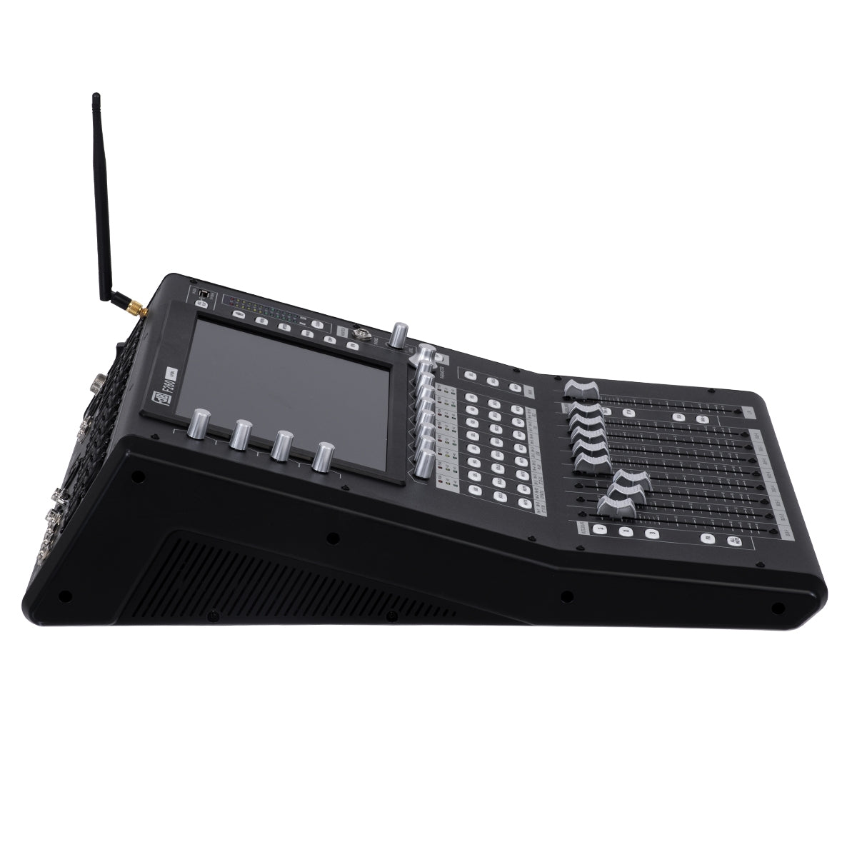 GloboStar® FDB F260 98023 Multifunctional Digital Mixer Audio Console 24Ch - Επαγγελματική Ψηφιακή Κονσόλα Ήχου 16Ch Audio In / 8Ch Audio Out / 8Ch BUS Out - Οθόνη Αφής 10" HD - Wifi Smart System - UDP - AC 220V/50-60Hz - IP20 - Μαύρο - Μ38 x Π49 x Υ14cm - ledmania.gr