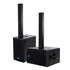 GloboStar® FDB K803+K112BAS 98024-98025-SET PA Column System - Ενεργό Αυτοενισχυόμενο Σετ Ηχείων & Subwoofer Column Κολωνάτο με Ψηφιακό Ενισχυτή FA2.36 AC 220V/50-60Hz - 600W RMS/8Ω + 400W RMS/8Ω (4000W Peak) - IP20 - Μαύρο - Σετ 4 Τεμαχίων - ledmania.gr