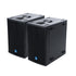 GloboStar® FDB K803+K112BAS 98024-98025-SET PA Column System - Ενεργό Αυτοενισχυόμενο Σετ Ηχείων & Subwoofer Column Κολωνάτο με Ψηφιακό Ενισχυτή FA2.36 AC 220V/50-60Hz - 600W RMS/8Ω + 400W RMS/8Ω (4000W Peak) - IP20 - Μαύρο - Σετ 4 Τεμαχίων - ledmania.gr