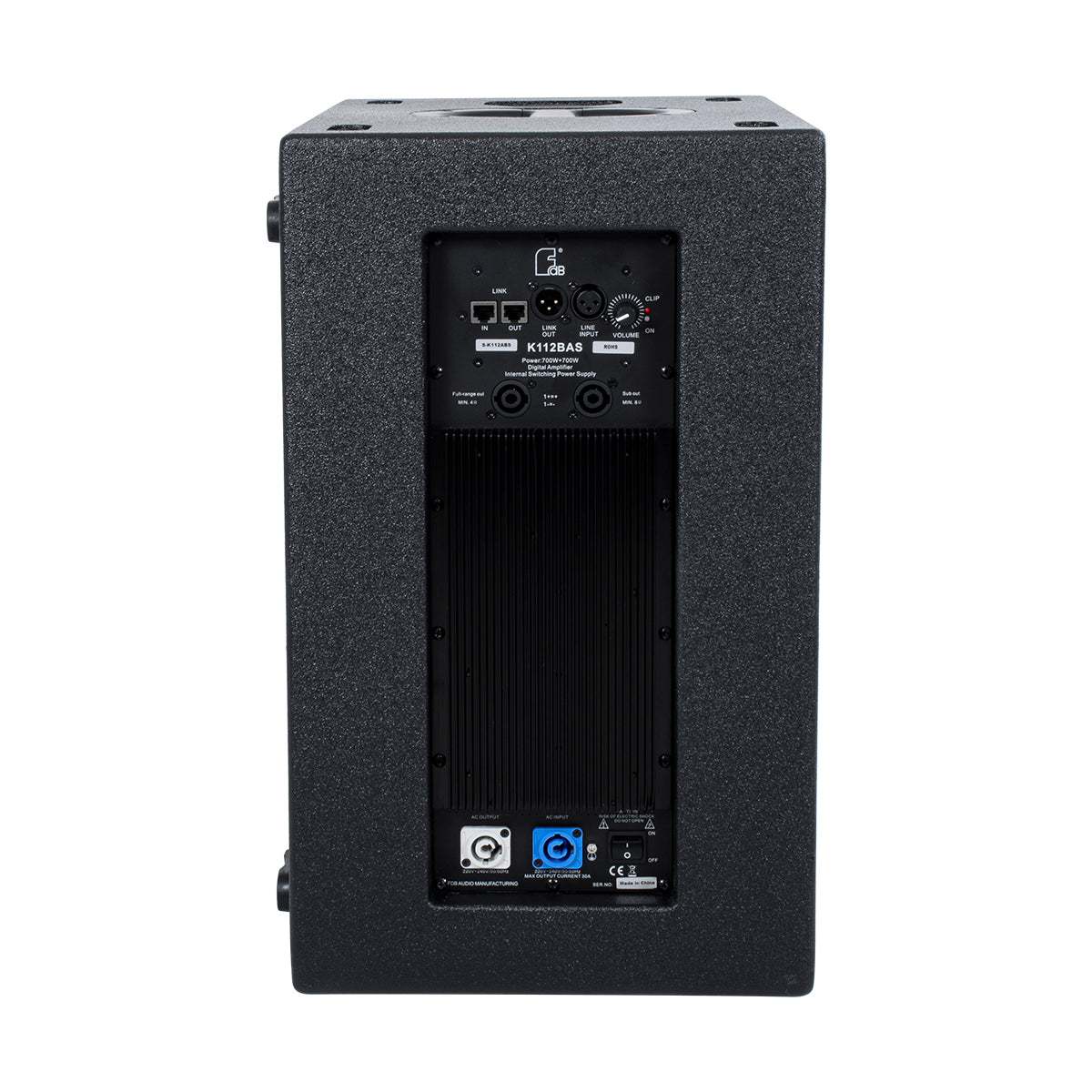 GloboStar® FDB K112BAS 98025 PA Speaker - Ενεργό Αυτοενισχυόμενο Subwoofer Column Επιδαπέδιο με Ψηφιακό Ενισχυτή FA2.36 AC 220V/50-60Hz - 300W RMS/8Ω + 600W RMS/8Ω (1400W Peak) - 1 x 12" Inches LF - IP20 - Μαύρο - Μ32.5 x Π51.5 x Υ53.5cm - Ζεύγος - ledmania.gr