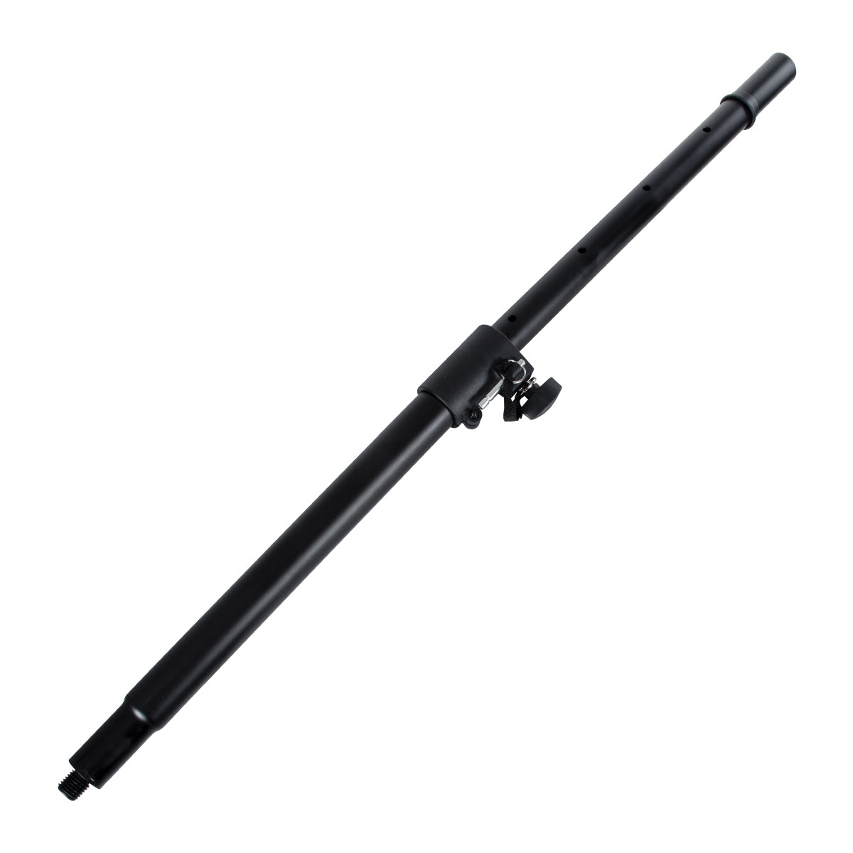 GloboStar® FDB K803-FLPL 98026 Speaker Base Flexible Adjustable Pole - Βάση Ηχείου Ρυθμιζόμενος Σωλήνας για Τοποθέτηση Συστήματος Κολωνάτων Ηχείων K803 με K112BAS - IP20 - Μαύρο - min Φ3.5 x Υ62cm - max Φ3.5 x Υ97cm - Ζεύγος - ledmania.gr