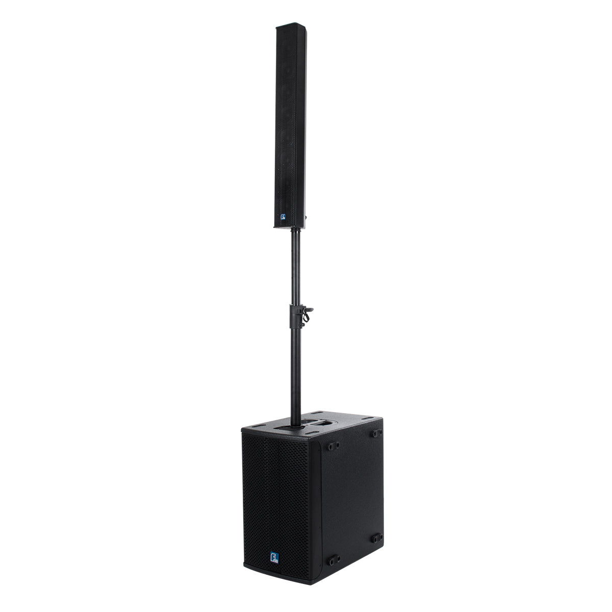 GloboStar® FDB K803-FLPL 98026 Speaker Base Flexible Adjustable Pole - Βάση Ηχείου Ρυθμιζόμενος Σωλήνας για Τοποθέτηση Συστήματος Κολωνάτων Ηχείων K803 με K112BAS - IP20 - Μαύρο - min Φ3.5 x Υ62cm - max Φ3.5 x Υ97cm - Ζεύγος - ledmania.gr
