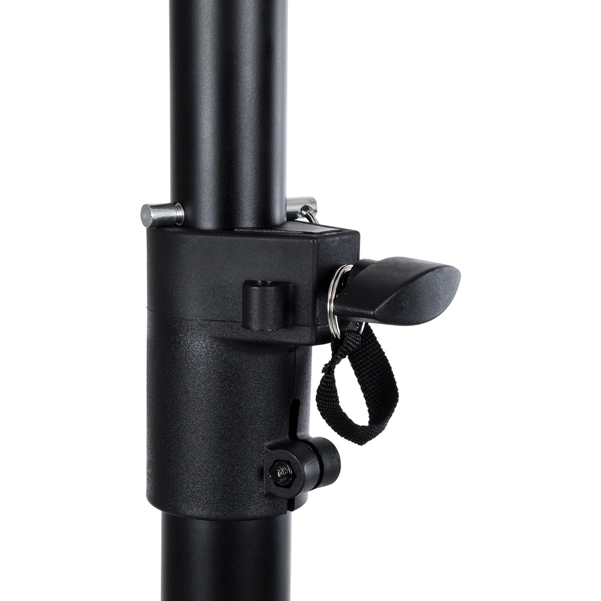 GloboStar® FDB K803-FLPL 98026 Speaker Base Flexible Adjustable Pole - Βάση Ηχείου Ρυθμιζόμενος Σωλήνας για Τοποθέτηση Συστήματος Κολωνάτων Ηχείων K803 με K112BAS - IP20 - Μαύρο - min Φ3.5 x Υ62cm - max Φ3.5 x Υ97cm - Ζεύγος - ledmania.gr