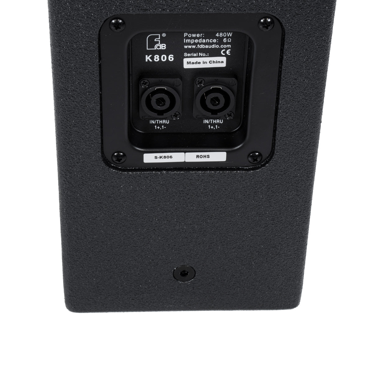 GloboStar® FDB K806 98027 PA Speaker - Παθητικό Ηχείο Column Κολωνάτο Επιτοίχιο & Επιδαπέδιο 6Ω - 480W RMS (1920W Peak) - 6 x 6" Inches Mid & 2 x 1.7" Inches HF - IP20 - Μαύρο - Μ15.8 x Π24.2 x Υ129cm - ledmania.gr