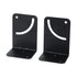 GloboStar® FDB K803-WB7 98029 Speaker Base Wall Bracket - Επιτοίχια Ρυθμιζόμενη Βάση Ηχείου για Τοποθέτηση Συστήματος Κολωνάτων Ηχείων K803 - IP20 - Μαύρο - Μ10 x Π8 x Υ14.5cm - Ζεύγος - ledmania.gr