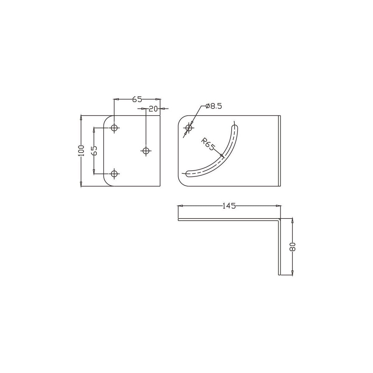 GloboStar® FDB K803-WB7 98029 Speaker Base Wall Bracket - Επιτοίχια Ρυθμιζόμενη Βάση Ηχείου για Τοποθέτηση Συστήματος Κολωνάτων Ηχείων K803 - IP20 - Μαύρο - Μ10 x Π8 x Υ14.5cm - Ζεύγος - ledmania.gr