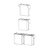 WALL BRACKETS FOR BATTERIES UHOME, SET - ledmania.gr
