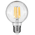 GloboStar® 99011 Λάμπα E27 G95 Γλόμπος LED LONG FILAMENT 12W 1320 lm 320° AC 85-265V Edison Retro με Διάφανο Γυαλί Θερμό Λευκό 2700 K Dimmable - ledmania.gr