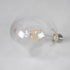 GloboStar® 99012 Λάμπα LED Long Filament E27 G125 Γλόμπος 4W 400lm 360° AC 220-240V IP20 Φ12.5 x Υ18cm Θερμό Λευκό 2700K με Διάφανο Γυαλί - Dimmable - 3 Years Warranty - ledmania.gr