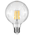 GloboStar® 99014 Λάμπα E27 G125 Γλόμπος LED LONG FILAMENT 12W 1320 lm 320° AC 85-265V Edison Retro με Διάφανο Γυαλί Θερμό Λευκό 2700 K Dimmable - ledmania.gr