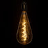 GloboStar® 99024 Λάμπα LED Soft S Spiral Filament E27 OT120 ZEPPELIN Γλόμπος 6W 420lm 360° AC 220-240V IP20 Φ12 x Υ46cm Ultra Θερμό Λευκό 2200K με Μελί Γυαλί - Dimmable - 3 Years Warranty - ledmania.gr