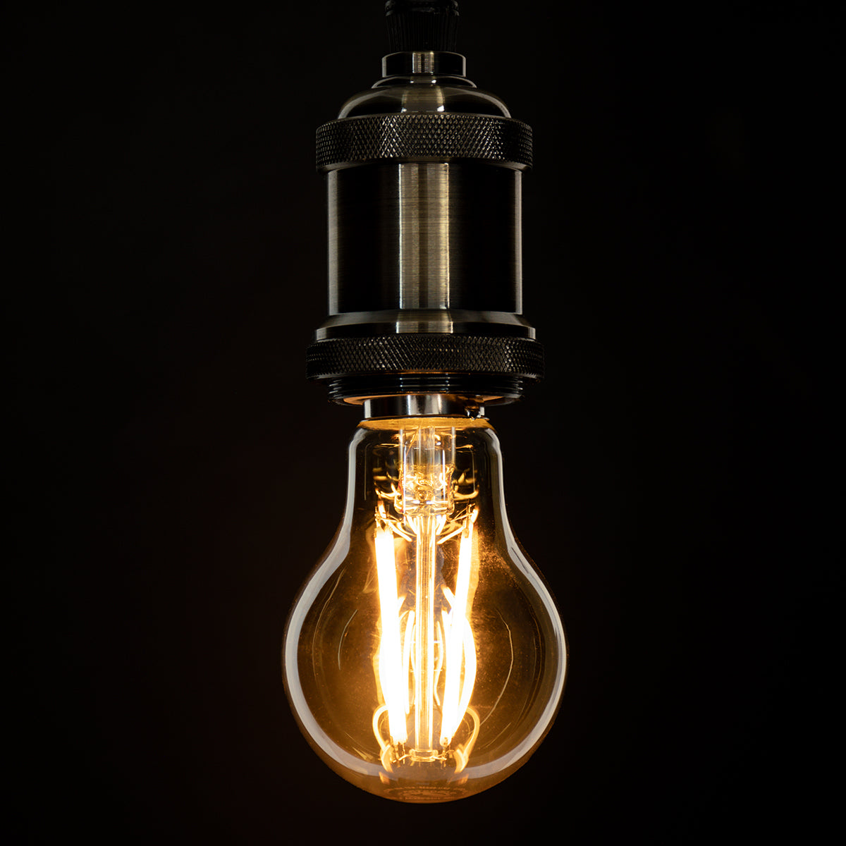 GloboStar® 99038 LED Long Filament Bulb E27 A60 Globe 10W 900lm 360° AC 220-240V IP20 D6 x H10.5cm Ultra Θερμό Λευκό 2200K με Μελί Γυαλί - Dimmable - 3 Years Warranty - ledmania.gr