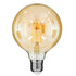 GloboStar® 99044 Λάμπα E27 G125 Γλόμπος LED LONG FILAMENT 12W 1260 lm 320° AC 85-265V Edison Retro με Μελί Γυαλί Ultra Θερμό Λευκό 2200 K Dimmable - ledmania.gr