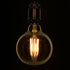 GloboStar® 99044 Λάμπα E27 G125 Γλόμπος LED LONG FILAMENT 12W 1260 lm 320° AC 85-265V Edison Retro με Μελί Γυαλί Ultra Θερμό Λευκό 2200 K Dimmable - ledmania.gr