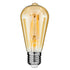 GloboStar® 99046 Λάμπα E27 ST64 Αχλάδι LED LONG FILAMENT 8W 840 lm 320° AC 85-265V Edison Retro με Μελί Γυαλί Ultra Θερμό Λευκό 2200 K Dimmable - ledmania.gr