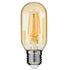 GloboStar® 99048 Λάμπα E27 T45 Σωλήνας LED FILAMENT 4W 420 lm 320° AC 85-265V Edison Retro με Μελί Γυαλί Ultra Θερμό Λευκό 2200 K Dimmable - ledmania.gr