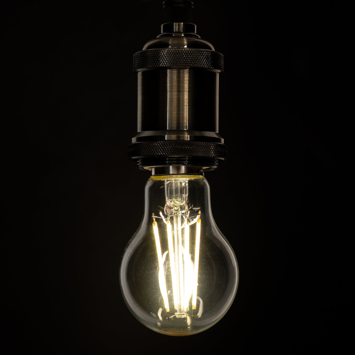 GloboStar® 99053 Λάμπα LED Long Filament E27 A60 Γλόμπος 10W 1100lm 360° AC 220-240V IP20 Φ6 x Υ10.5cm Φυσικό Λευκό 4000K με Διάφανο Γυαλί - Dimmable - 3 Years Warranty - ledmania.gr
