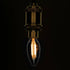 GloboStar® 99061 Λάμπα E14 C35 Κεράκι LED FILAMENT 4W 400 lm 320° AC 85-265V Edison Retro με Φιμέ Γυαλί Θερμό Λευκό 2700 K Dimmable - ledmania.gr