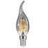 GloboStar® 99062 Λάμπα E14 C35T Κεράκι LED FILAMENT 4W 400 lm 320° AC 85-265V Φλόγα Flame Edison Retro με Φιμέ Γυαλί Θερμό Λευκό 2700 K Dimmable - ledmania.gr