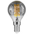 GloboStar® 99063 Λάμπα E14 G45 Γλομπάκι LED FILAMENT 4W 400 lm 320° AC 85-265V Edison Retro με Φιμέ Γυαλί Θερμό Λευκό 2700 K Dimmable - ledmania.gr
