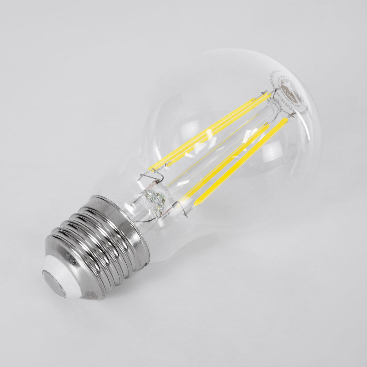 GloboStar® 99091 Λάμπα LED Long Filament E27 A60 Γλόμπος 4W 840lm 360° AC 220-240V IP20 Φ6 x Υ11cm Φυσικό Λευκό 4000K με Διάφανο Γυαλί - Pro Series 210lm/W - A Ενεργειακή Κλάση - 3 Χρόνια Εγγύηση - ledmania.gr