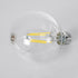 GloboStar® 99092 Λάμπα LED Long Filament E27 G95 Γλόμπος 4W 840lm 360° AC 220-240V IP20 Φ9.5 x Υ13.8cm Φυσικό Λευκό 4000K με Διάφανο Γυαλί - Pro Series 210lm/W - A Ενεργειακή Κλάση - 3 Χρόνια Εγγύηση - ledmania.gr
