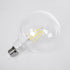 GloboStar® 99093 Λάμπα LED Long Filament E27 G125 Γλόμπος 4W 840lm 360° AC 220-240V IP20 Φ12.5 x Υ13.8cm Φυσικό Λευκό 4000K με Διάφανο Γυαλί - Pro Series 210lm/W - A Ενεργειακή Κλάση - 3 Χρόνια Εγγύηση - ledmania.gr