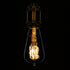 GloboStar® 99142 Λάμπα E27 ST64 Αχλάδι LED SOFT T SPIRAL FILAMENT 6W 470 lm 320° AC 85-265V Edison Retro με Φιμέ Γυαλί Θερμό Λευκό 2700 K Dimmable - ledmania.gr