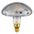 GloboStar® 99174 Λάμπα E27 MR200 Mushroom LED SOFT SPIRAL FILAMENT 6W 480 lm 320° AC 85-265V Edison Retro με Φιμέ Γυαλί Θερμό Λευκό 2700 K Dimmable - ledmania.gr