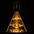GloboStar® 99213 Λάμπα E27 CNC150 MTX Conical DIODE HP LED String 4W 400 lm 320° AC 85-265V Edison Retro με Μελί Γυαλί Ultra Θερμό Λευκό 2200 K - ledmania.gr