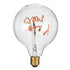 GloboStar® 99256 Λάμπα LED Ultra Thin Soft S Spiral Letter Filament E27 G125 KISS ME Γλόμπος 4W 340lm 360° AC 220-240V IP20 Φ12.5 x Υ18cm Ροζ με Διάφανο Γυαλί - Dimmable - 3 Years Warranty - ledmania.gr