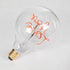 GloboStar® 99260 Λάμπα LED Ultra Thin Soft S Spiral Letter Filament E27 G125 LOVE YOU Γλόμπος 4W 340lm 360° AC 220-240V IP20 Φ12.5 x Υ18cm Κόκκινο με Διάφανο Γυαλί - Dimmable - 3 Years Warranty - ledmania.gr