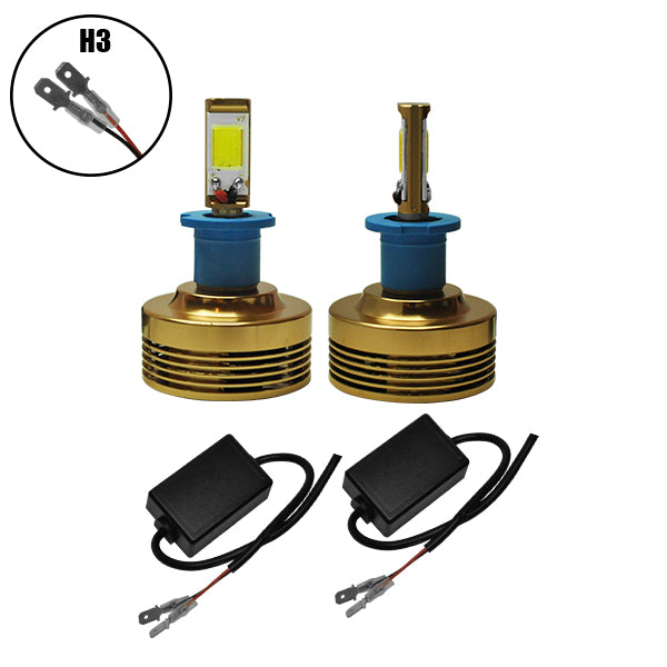 LED HID KIT H3 45 Watt 4500 Lumen 9-32 Volt DC 6000k GloboStar 99701 - ledmania.gr