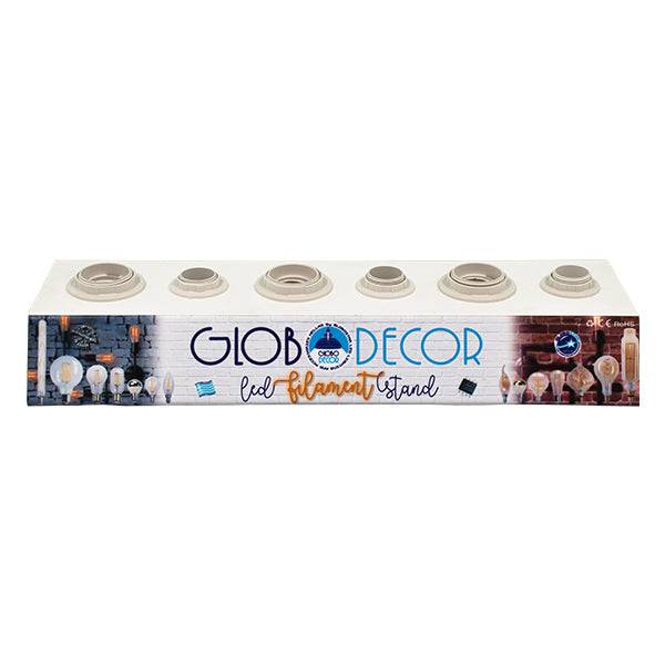 GloboStar® 99800 Stand Δειγματισμού Λαμπτήρων LED με 3 x E14 & 3 x E27 Ντουί με Καλώδιο 1,3 Μέτρα Διακόπτη On / Off GloboDecor - ledmania.gr