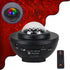 GloboStar® 85817 Μαύρο Επιτραπέζιο Διακοσμητικό Φωτιστικό Ειδικών Εφε NIGHT GALAXY WORLD 3D LED 10W DC 5V 2200mAh Επαναφορτιζόμενο με Bluetooth Speaker - Sound Activated - Καλώδιο Τροφοδοσίας USB και Ασύρματο Χειριστήριο RF 2.4Ghz Πολύχρωμo RGBW Dimmable - ledmania.gr