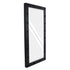 GloboStar® MAKEUP MIRROR-160x80-5 Μοντέρνος Καθρέπτης Μακιγιάζ με Πλαίσιο Φυσικού Ξύλου με Διακόπτη On/Off 20 x E27 AC220-240V - Μ80 x Π7 x Υ160cm - Μαύρος Έβενος - ledmania.gr