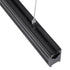 GloboStar® MARKET 61022-P Γραμμικό Κρεμαστό Φωτιστικό Linear LED 18W 2170lm 60° AC 220-240V Μ120 x Π2 x Υ4cm Θερμό Λευκό 2700K - Μαύρο - 3 Years Warranty - ledmania.gr