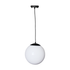 HANG LIGHT PMM Φ250 PMM OPAL ΜΑΥΡΟ ΚΑΛΩΔΙΟ ΡΟΖΕΤΑ - ledmania.gr