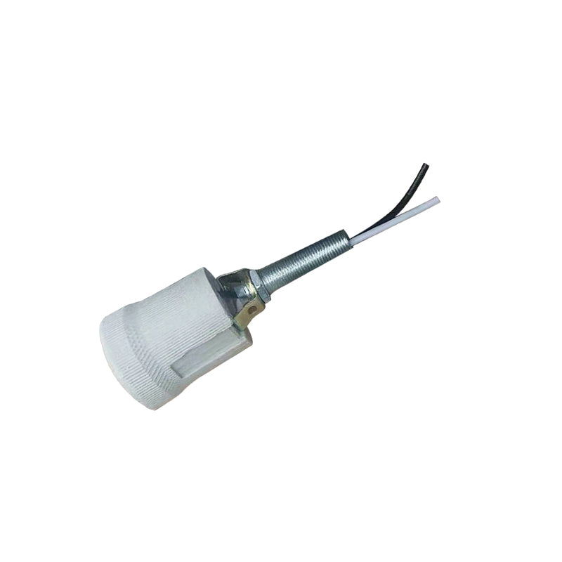 NTOYΪ ΠΟΡΣΕΛΑΝΗΣ Ε27 ΜΕ ΜΑΣΤΟ 10CM - ledmania.gr