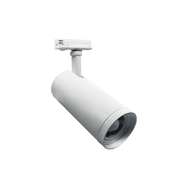 WHITE LED COB TRACK LUMINAIRE AIMY 30W 3000K 1-PH 25-50° 3150LM 230V Ra80 - ledmania.gr
